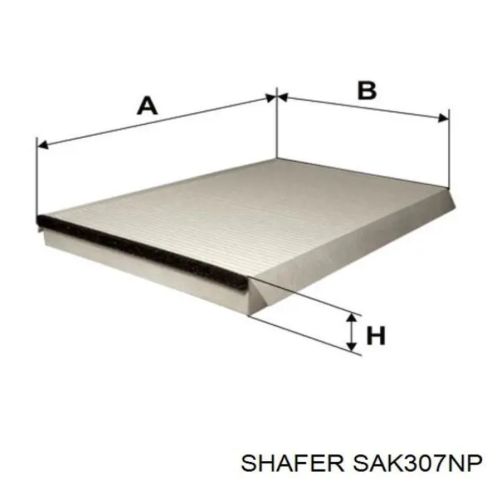 SAK307NP Shafer Filtro antipolen