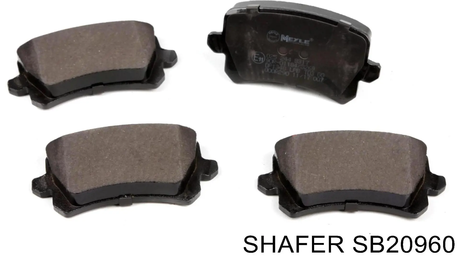 SB20960 Shafer pastillas de freno traseras