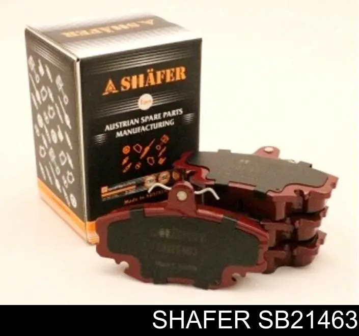 SB21463 Shafer pastillas de freno delanteras
