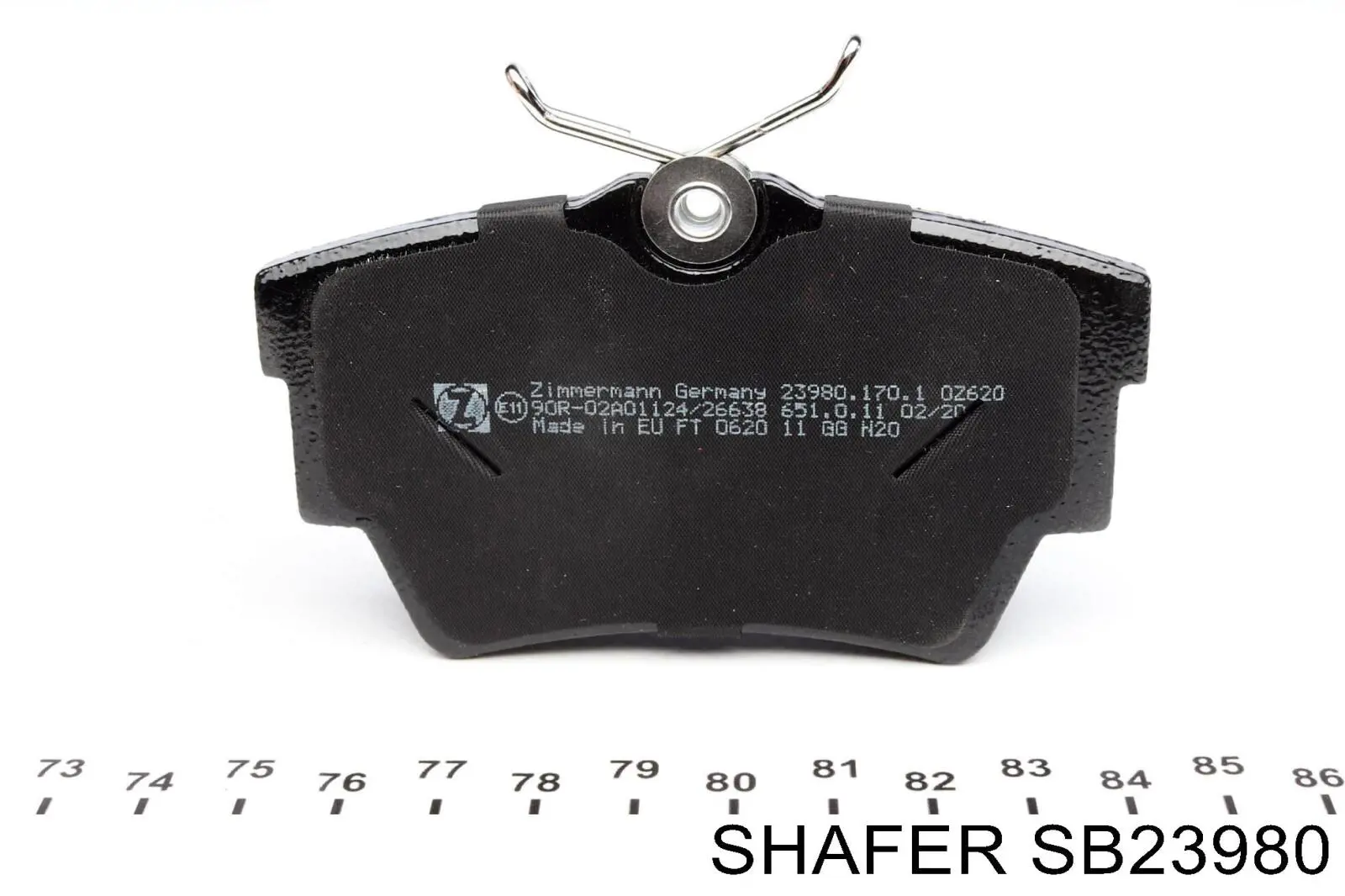 SB23980 Shafer Pastillas freno traseras