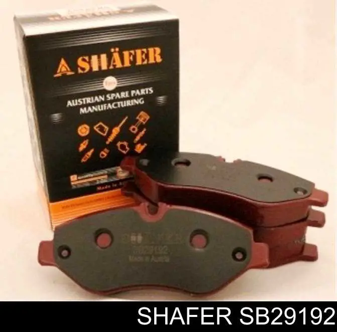 SB29192 Shafer pastillas de freno delanteras