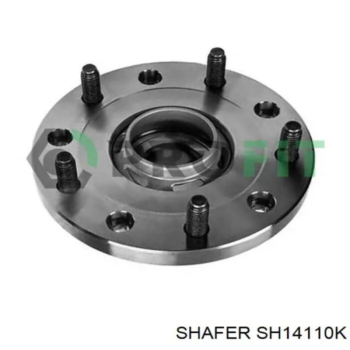 SH141.10K Shafer cubo de rueda trasero