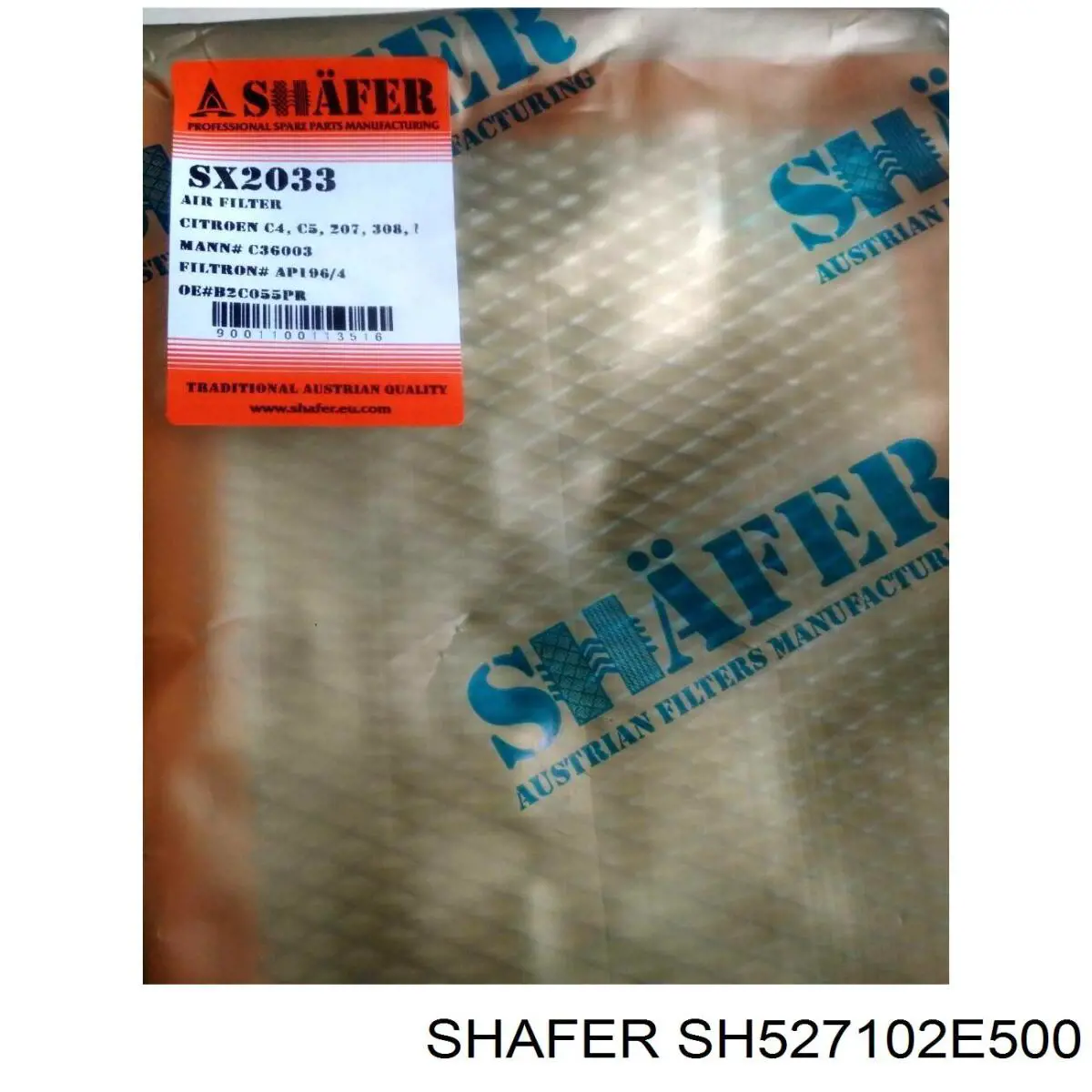 SH527102E500 Shafer cubo de rueda trasero