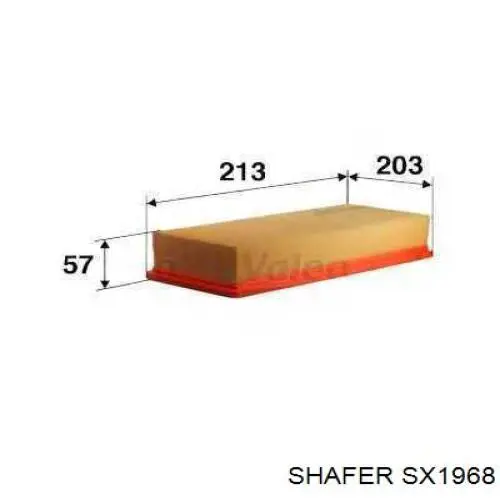 SX1968 Shafer filtro de aire