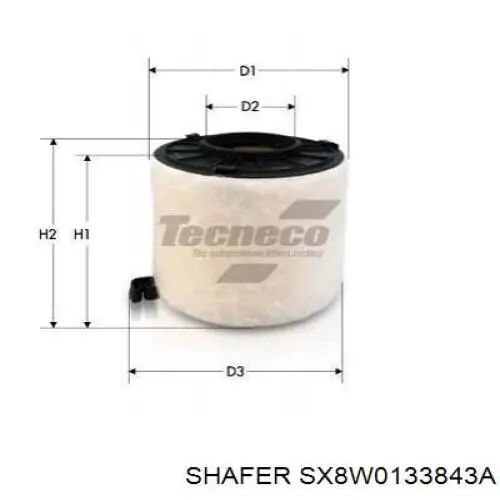 Filtro de aire FA0942JM Japan Parts