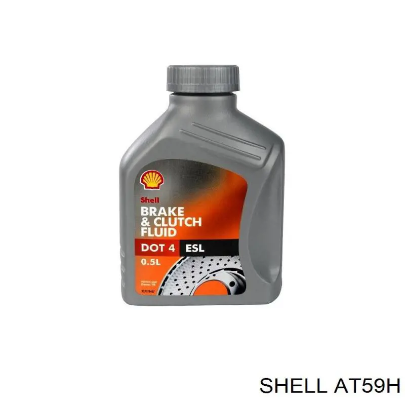 Líquido de freno Shell Brake &amp; Clutch Fluid DOT4 ESL 0.5 L DOT 4 (AT59H)