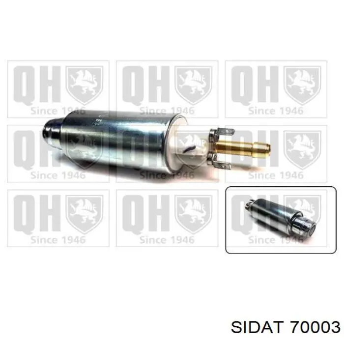 Elemento de turbina de la bomba de combustible 70003 Sidat