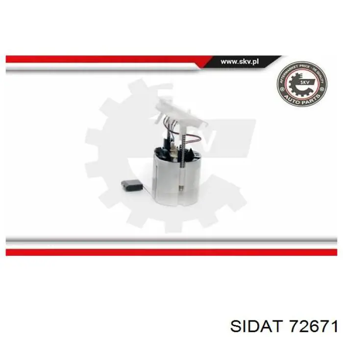 72671 Sidat módulo alimentación de combustible