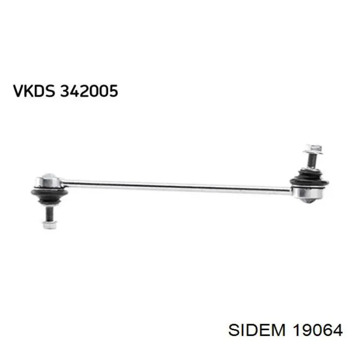 Soporte de la barra estabilizadora delantera Sidem 19064