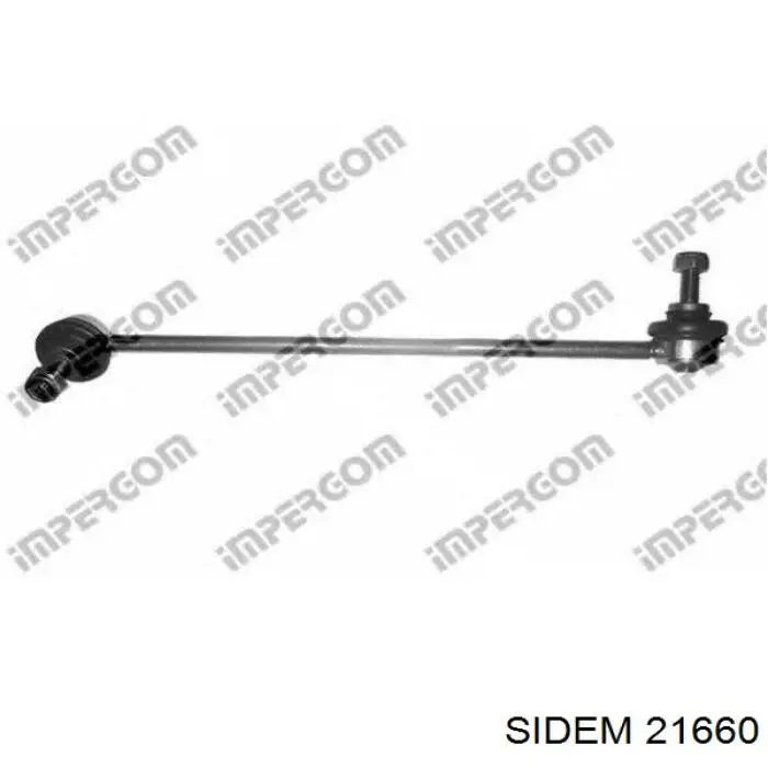 Soporte de la barra estabilizadora delantera Sidem 21660