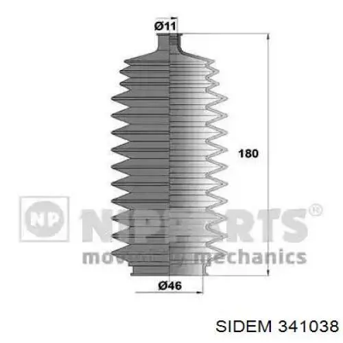 Fuelle de dirección STC T411265