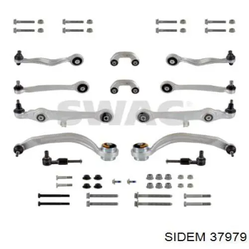 37979 Sidem kit de brazo de suspension delantera