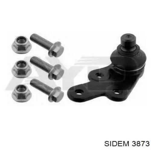 Brazo inferior derecho de la suspensión delantera 3873 Sidem