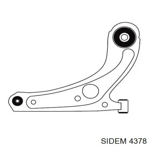 1893095 Ford barra oscilante, suspensión de ruedas delantera, inferior izquierda