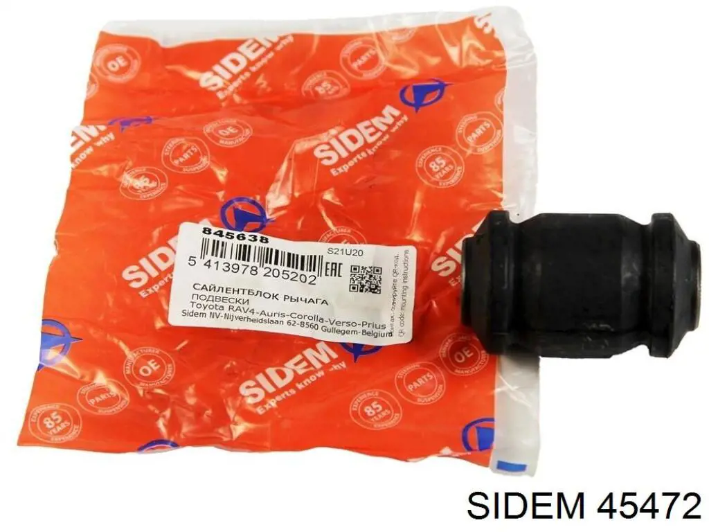 Brazo inferior izquierdo de la suspensión delantera 45472 Sidem