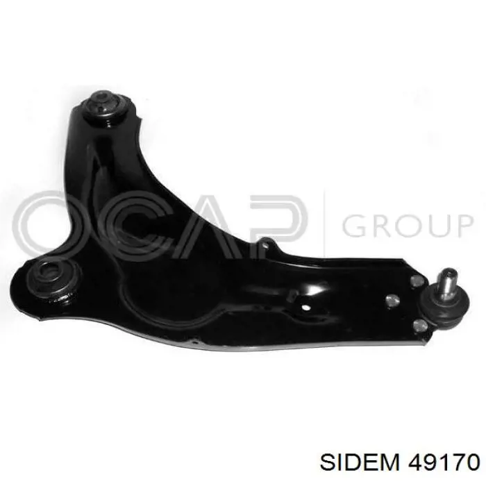 Brazo inferior izquierdo de la suspensión delantera 49170 Sidem