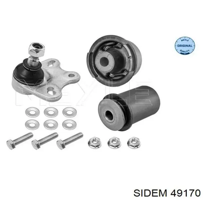 Brazo inferior izquierdo de la suspensión delantera Sidem 49170 precio, desde 55,18 EUR