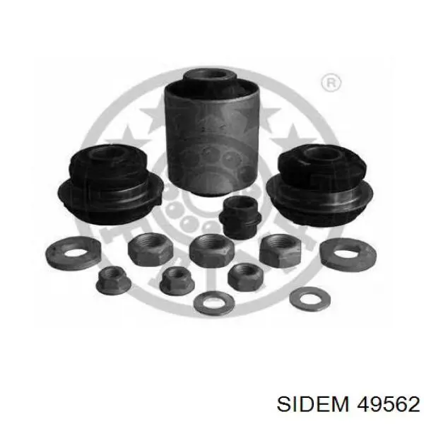 Kit de brazos de suspensión trasera 49562 Sidem