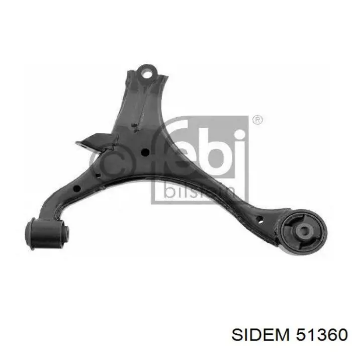 Soporte de la barra estabilizadora delantera Sidem 51360
