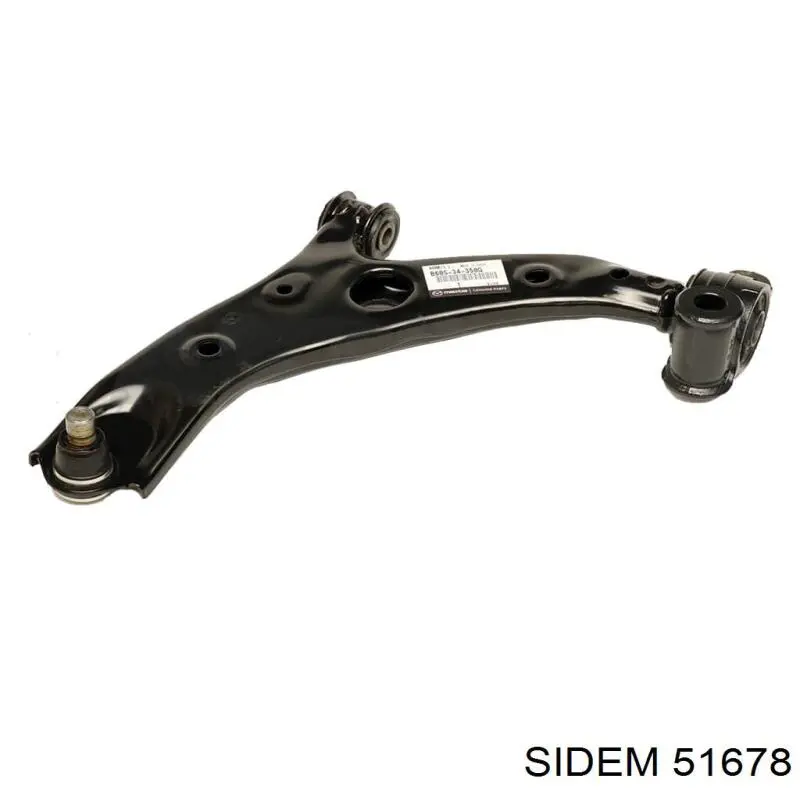 Brazo inferior izquierdo de la suspensión delantera Mazda B60P34350