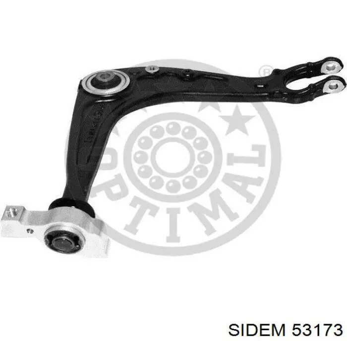 Brazo inferior derecho de la suspensión delantera 9663980780 Peugeot/Citroen