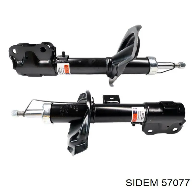 Brazo inferior derecho de la suspensión delantera 57077 Sidem