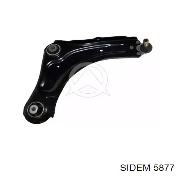 Brazo inferior derecho de la suspensión delantera 5877 Sidem