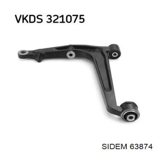 Brazo inferior izquierdo de la suspensión delantera 38032 Lemforder