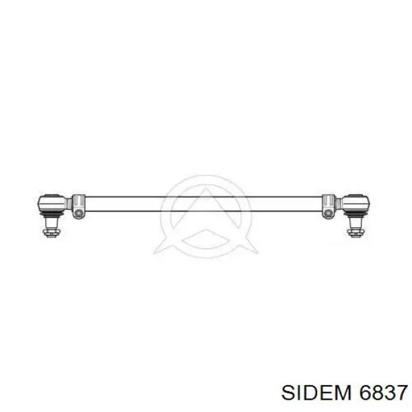 6837 Sidem barra de acoplamiento completa