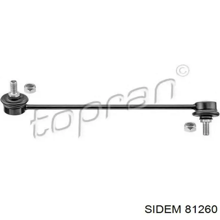 81260 Sidem barra estabilizadora delantera izquierda