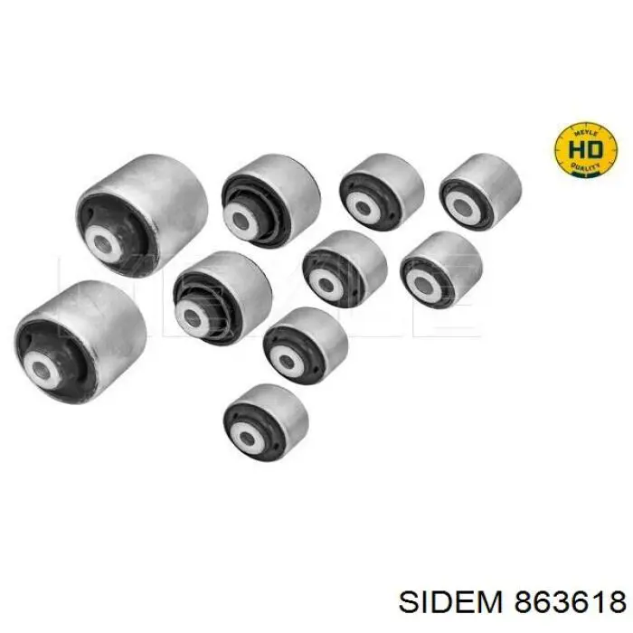 Buje del brazo de suspensión delantero superior Sidem 863618 precio, desde 8,46 EUR