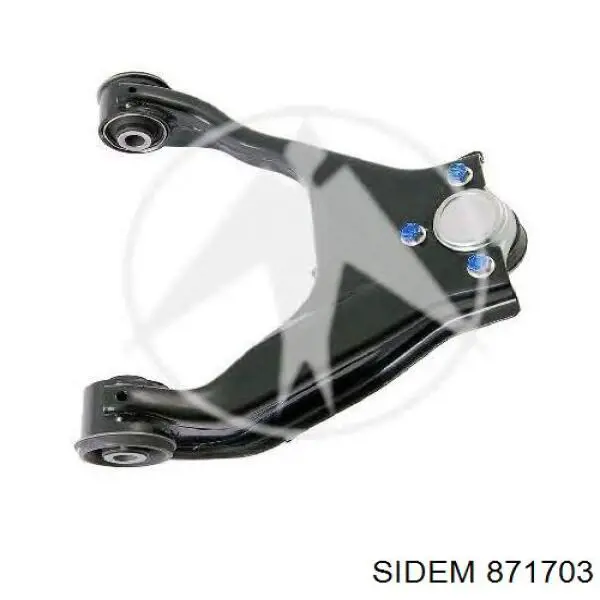 Silentblock de brazo transversal de suspensión trasera 871703 Sidem