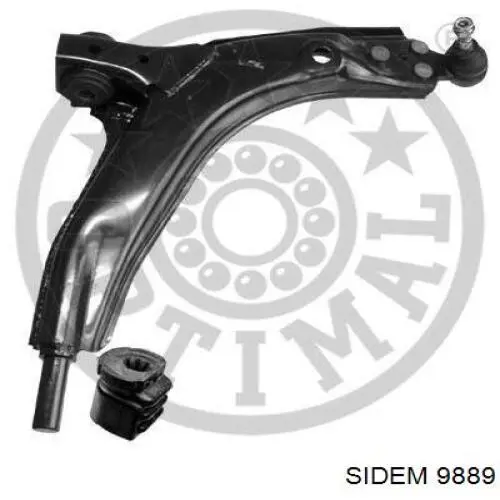 Brazo inferior derecho de la suspensión delantera P96445372D General Motors