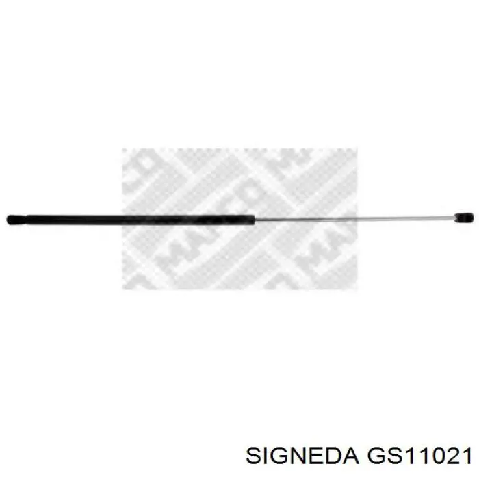 GS11021 Signeda muelle neumático, capó de motor