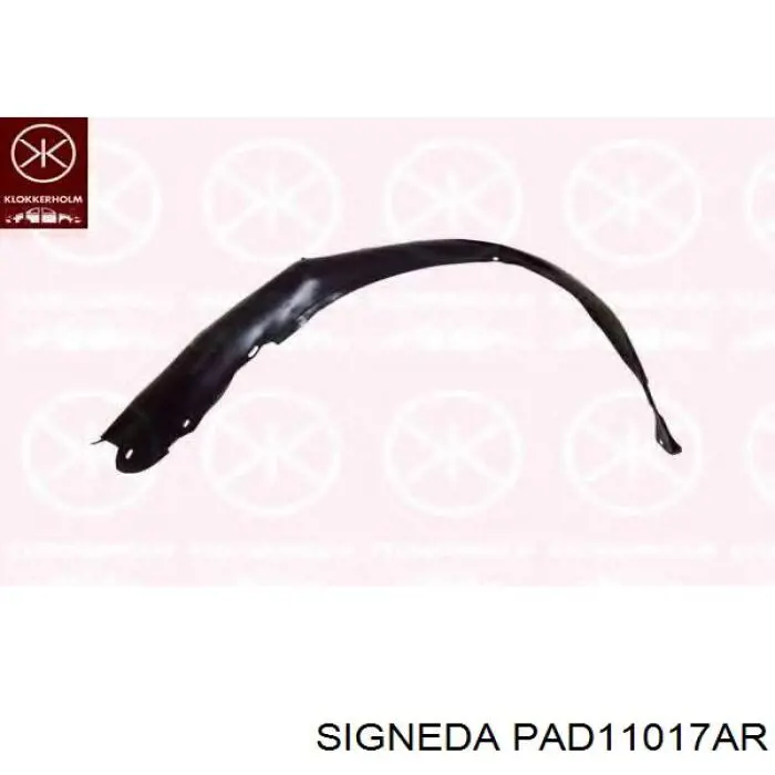 PAD11017AR Signeda Paso rueda delantero derecho