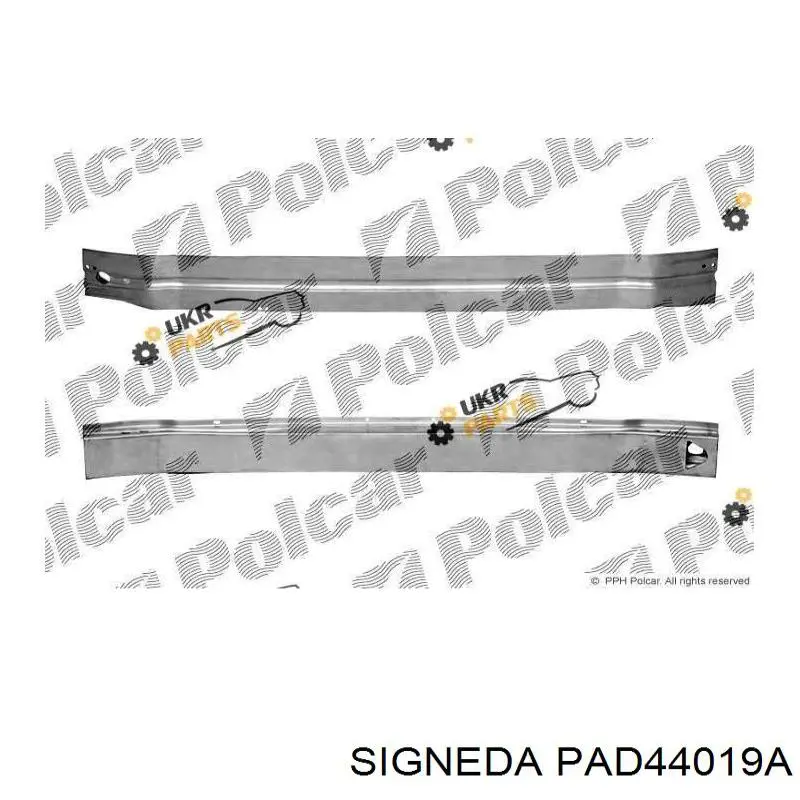 PAD44019A Signeda refuerzo parachoque delantero