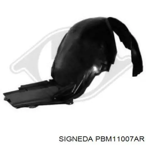 PBM11007AR Signeda Paso rueda delantero derecho