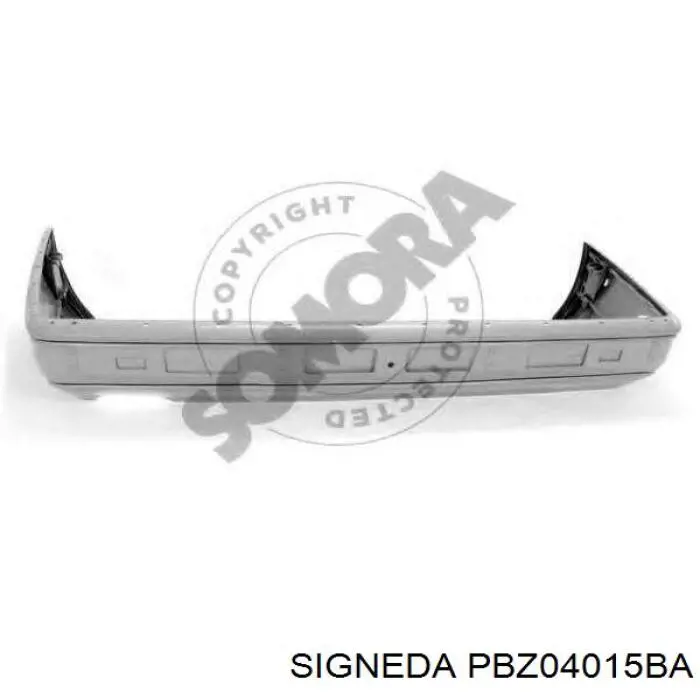 1248802971 Mercedes parachoques trasero