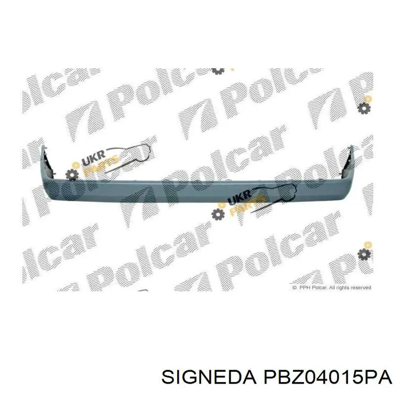 Protector parachoques trasero 5014969 Polcar
