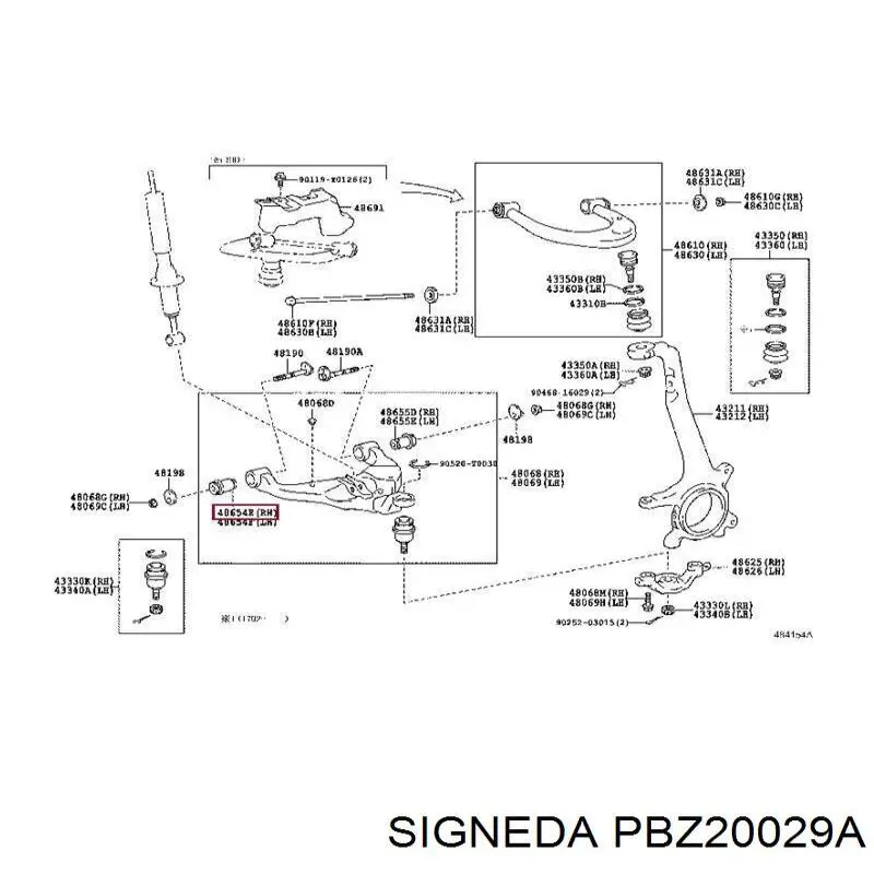 PBZ20029A Signeda capó del motor