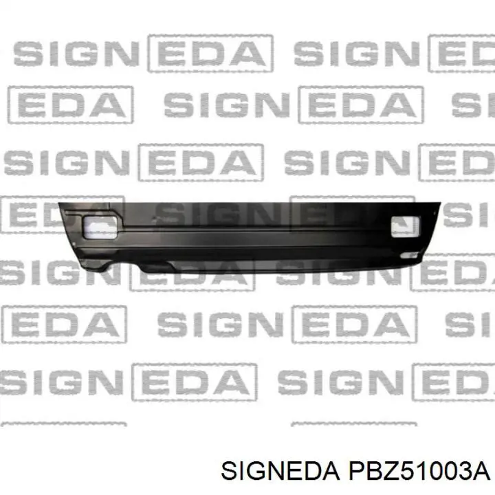 PBZ51003A Signeda panel trasero de maletero