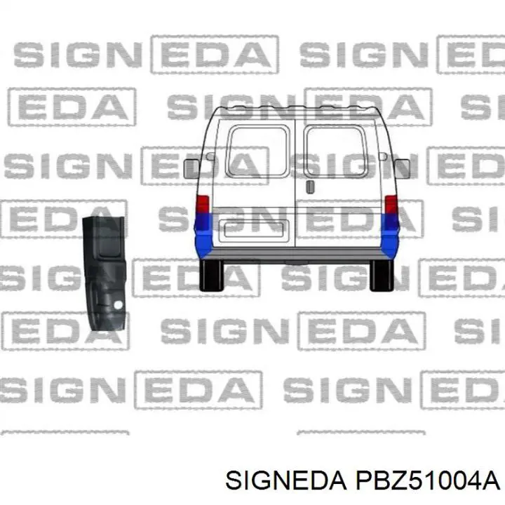 Panel de cabina trasero Mercedes Sprinter 3-T (906)