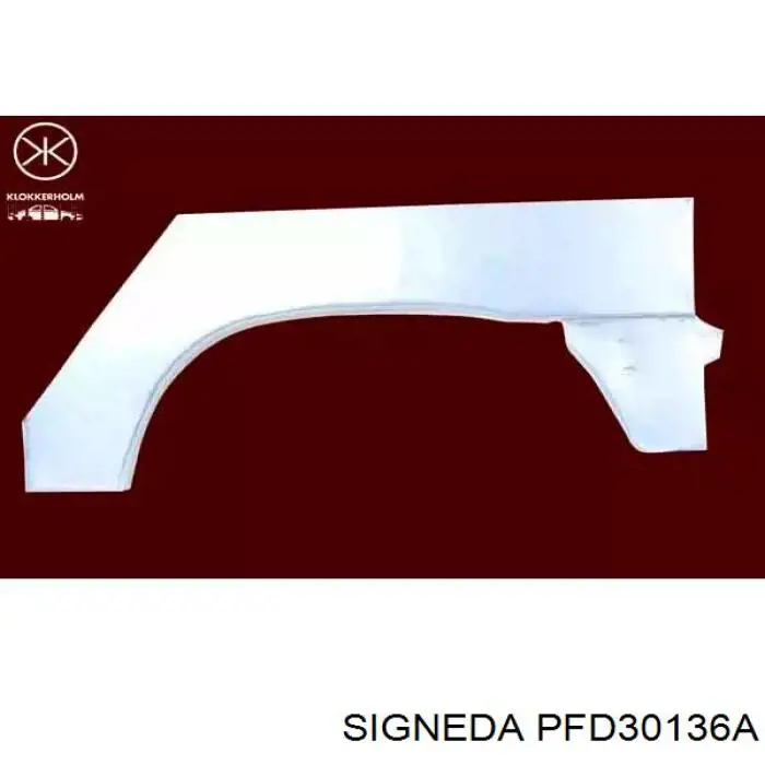 PFD30136A Signeda Soporte central del parachoques delantero