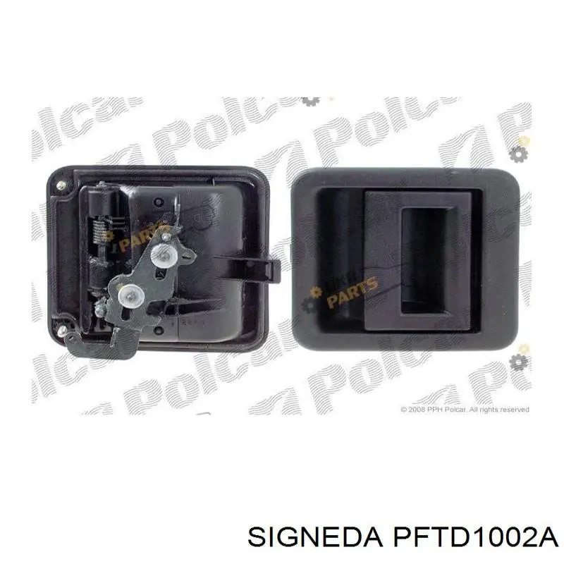Manija exterior derecha de puerta corrediza PFTD1002A Signeda
