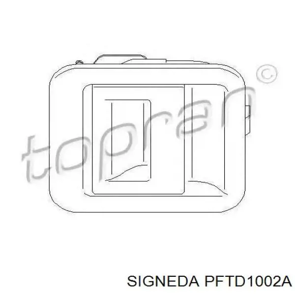 PFTD1002A Signeda manecilla de puerta corrediza exterior derecha