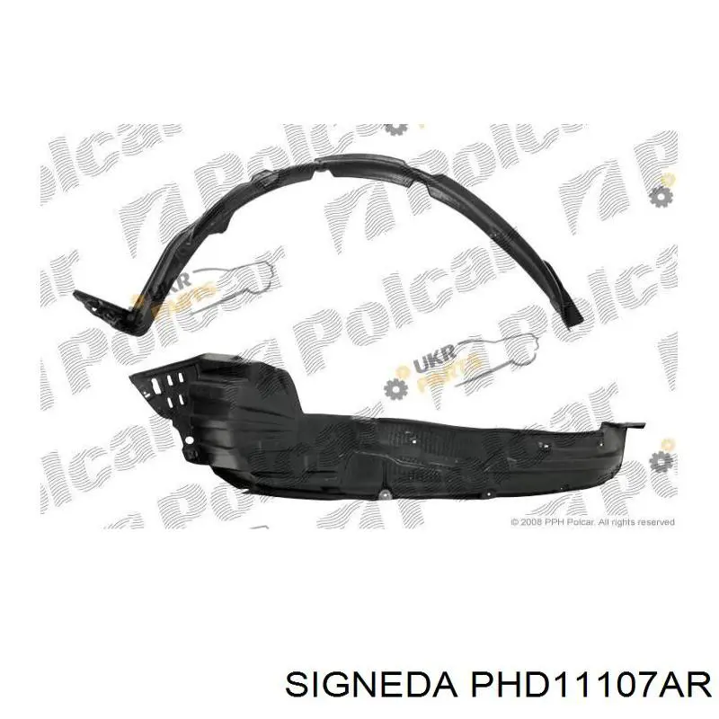 Comprar PHD11107AR Signeda Paso de rueda delantero derecho