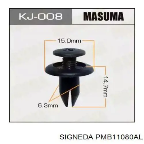 Comprar 5370A535 Mitsubishi Guardalodos interior izquierdo, guardafango delantero