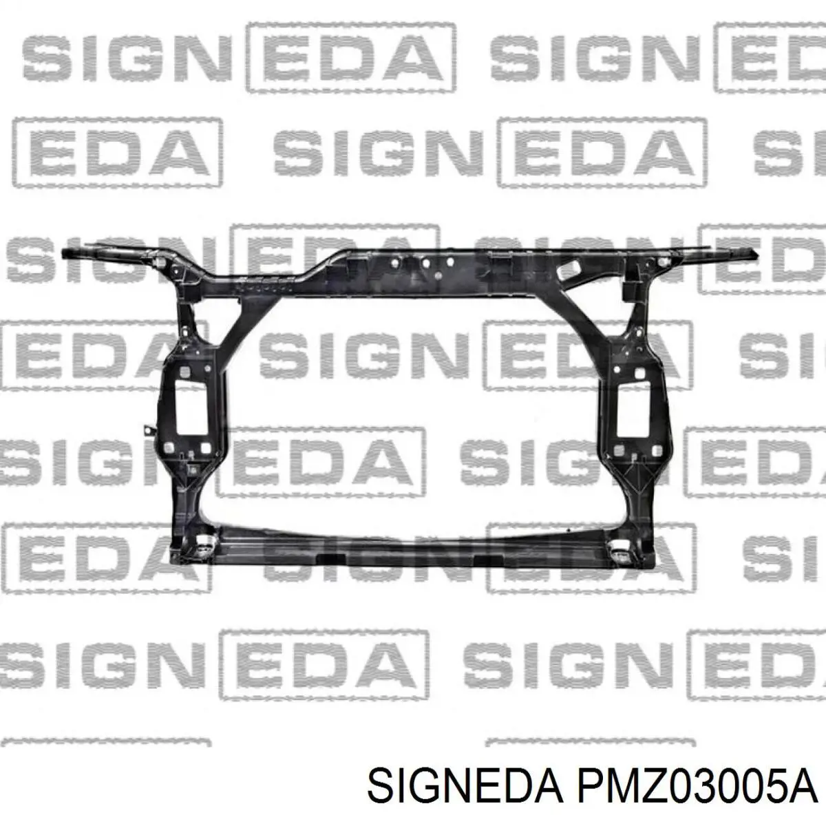 Soporte de radiador vertical (panel de montaje para foco) para Mazda 3 (BM, BN)