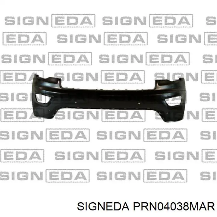 PRN04038MAR Signeda moldura de parachoques delantero derecho
