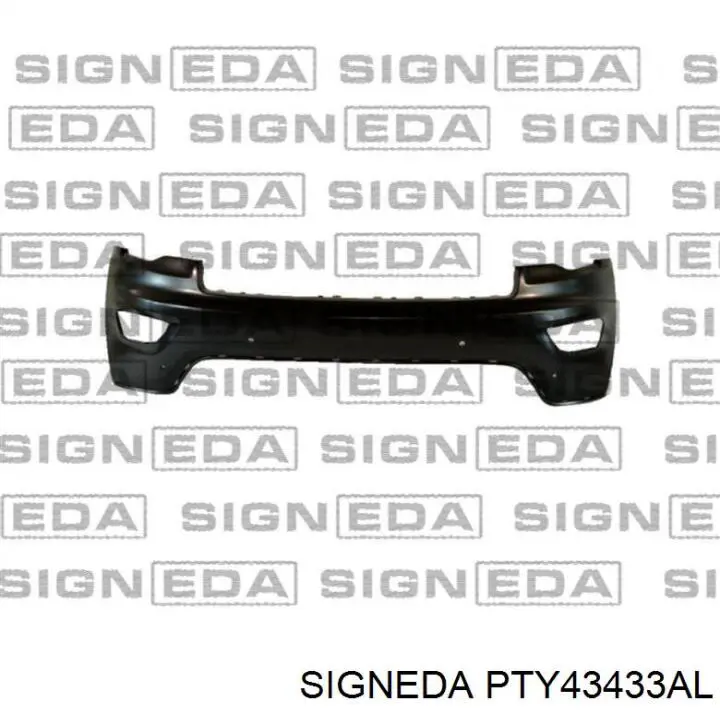 PTY43433AL Signeda soporte de parachoques delantero izquierdo